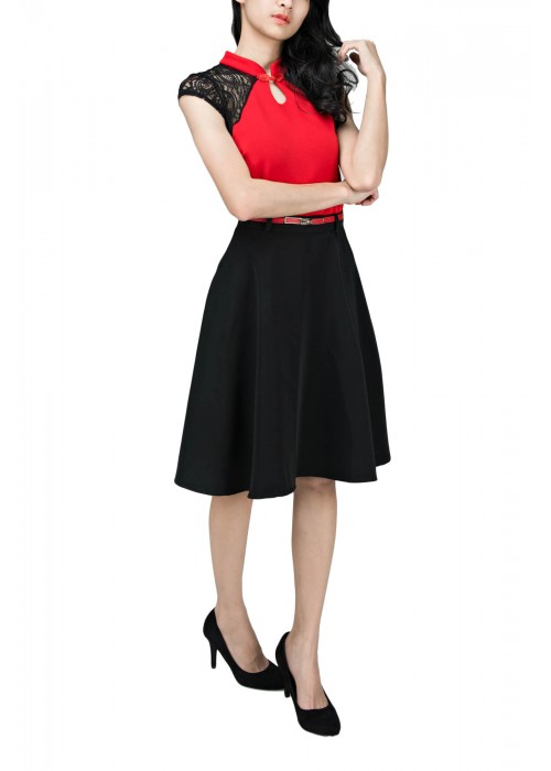 EUPHRASIA TOP-RED-SIZE S ONLY