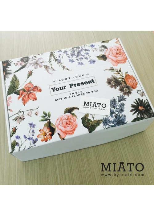 FLORAL PRINTED GIFT BOX WITH CARD