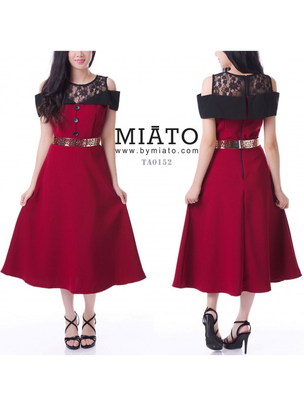 TA0152-MAROON SIZE S ONLY